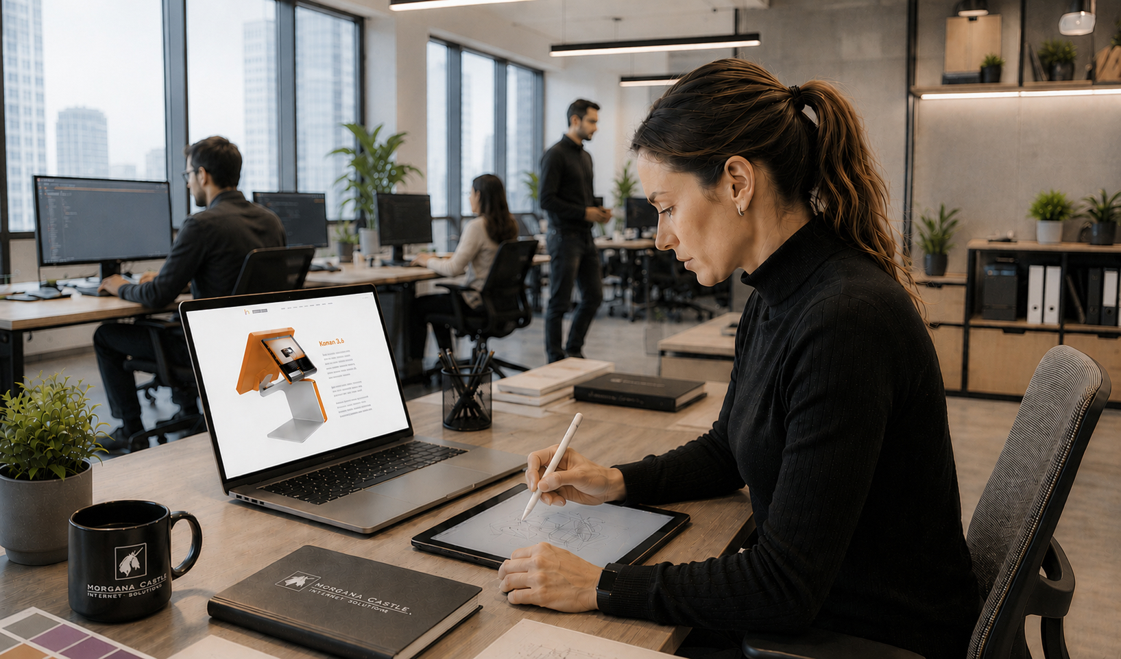 Web-Design <br /> für Wirkung gestaltet.